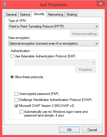 VPN on Windows